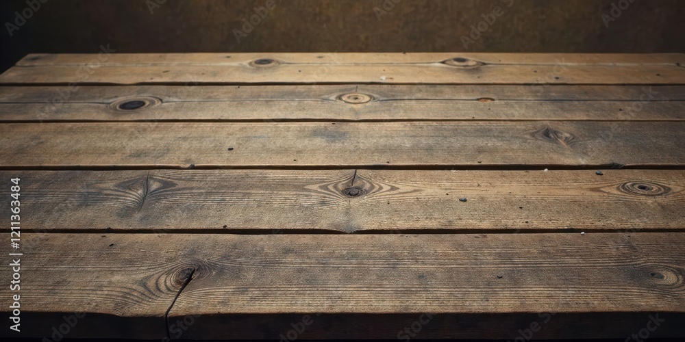 Rustic Brown Wooden Tabletop Surface Ideal for Product Placement or Background Design Rustic Brown Wooden Tabletop Surface Ideal for Product Placement or Background Design
