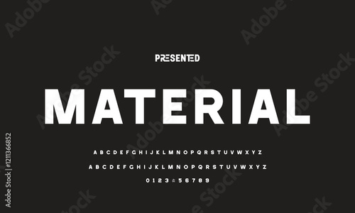 Modern Bold Font. Regular Italic Number Typography urban style alphabet fonts for fashion, sport, technology, digital, movie, logo design, vector illustration