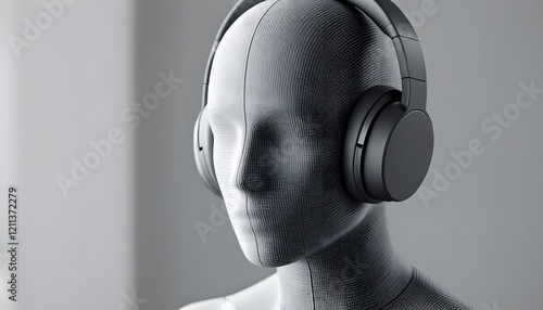 Stylish Black Wireless Headphones for Immersive Sound photo