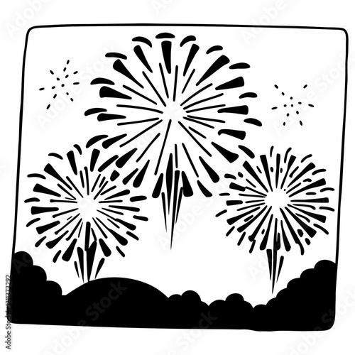 fireworks vector