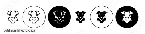 Baby overalls icon