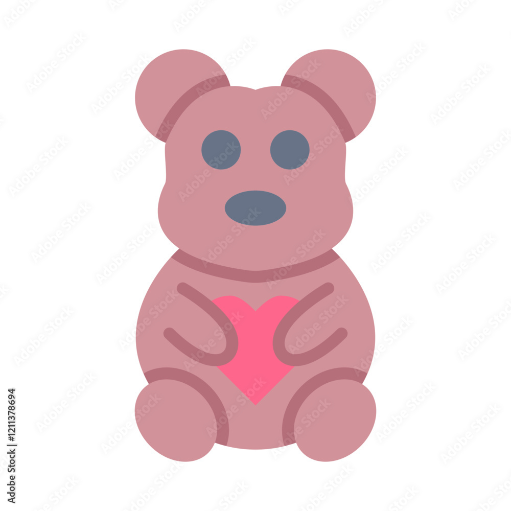 Fototapeta premium Love Doll flat Style