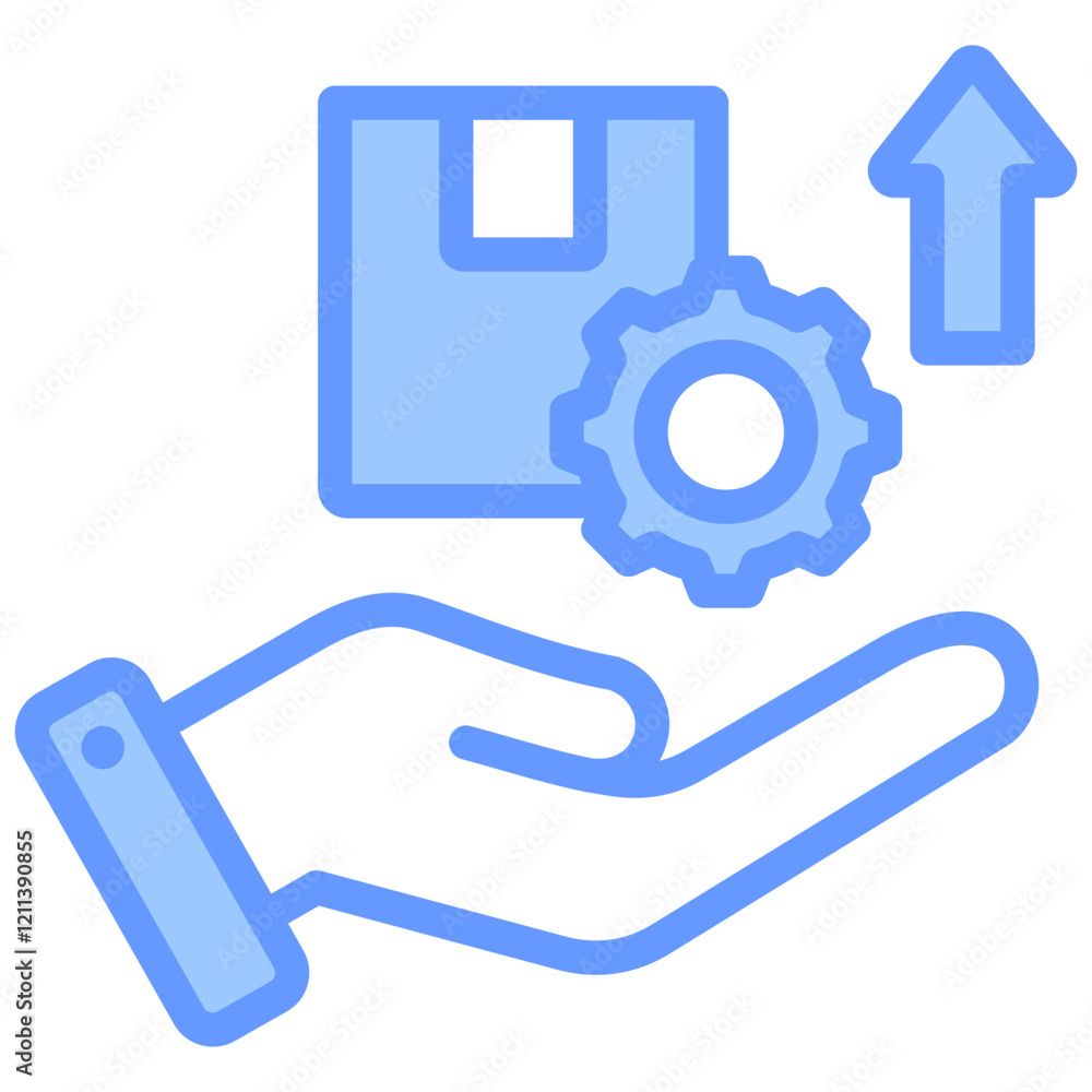 Obraz premium Product Development Blue Icon