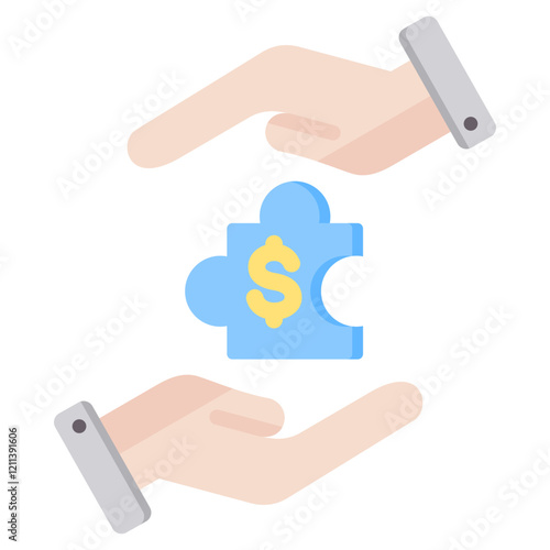 Business Partnership Flat Icon