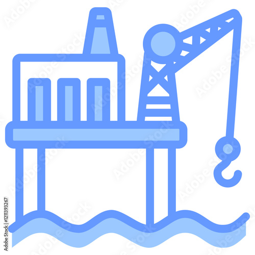 Offshore Blue Icon
