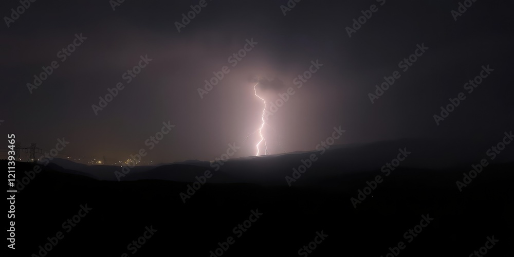 Ethereal electric glow illuminates a darkened landscape, eerie, darkened, shimmering Ethereal electric glow illuminates a darkened landscape, eerie, darkened, shimmering