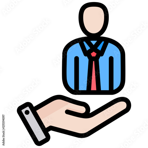 Client Outline Color Icon