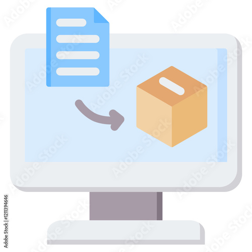 Data Entry Flat Icon