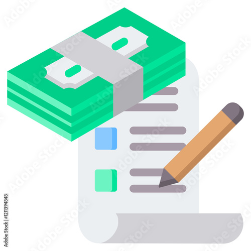 Cost Effective Flat Icon
