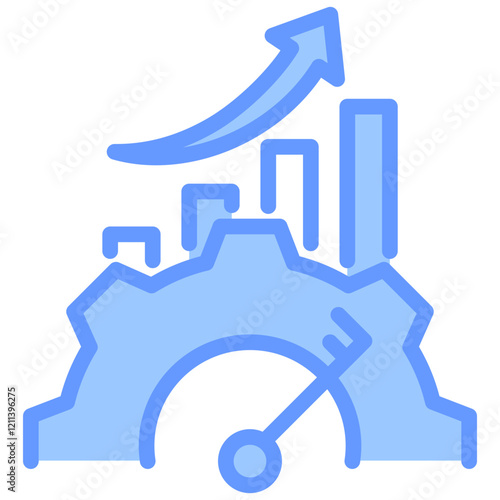 Kpi Blue Icon