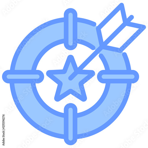 Target Blue Icon