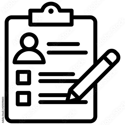Evaluation Outline Icon