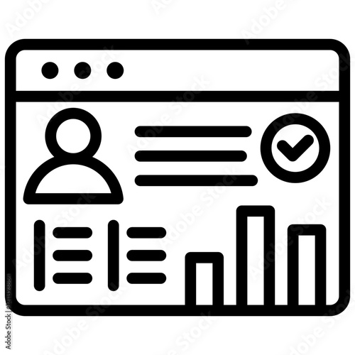 Performance Appraisal System Outline Icon