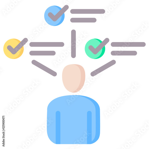 Proficiency Flat Icon