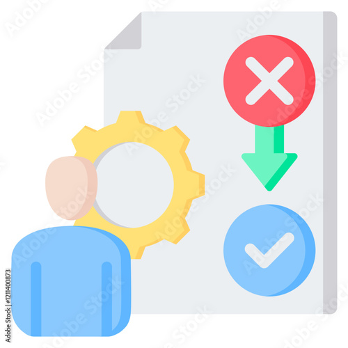 Skill Evaluation Flat Icon