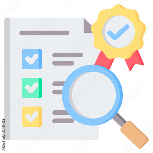 Evaluation Standard Flat Icon