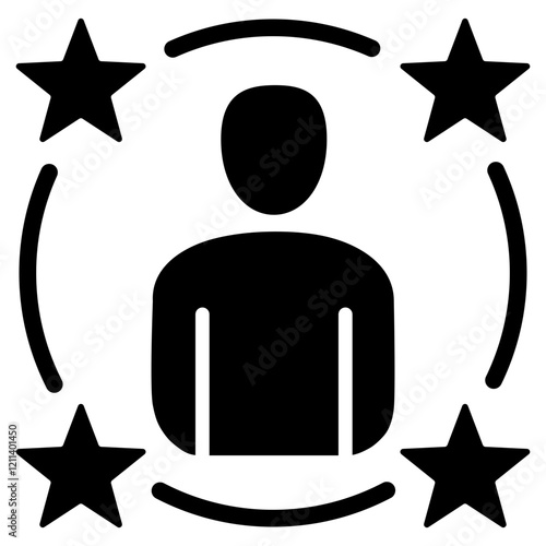 Competence Glyph Icon