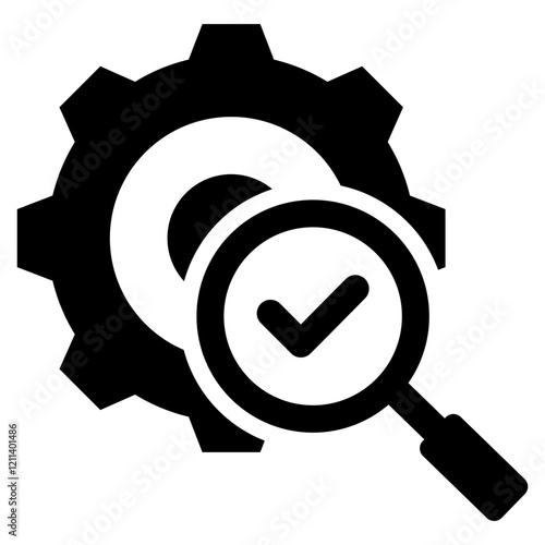 Proficiency Test Glyph Icon