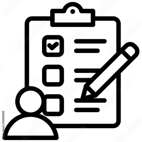 Self Assessment Outline Icon