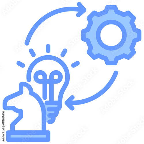 Implementation Blue Icon