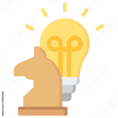 Strategy Flat Icon