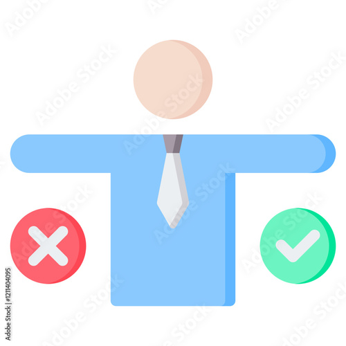 Decision Making Flat Icon