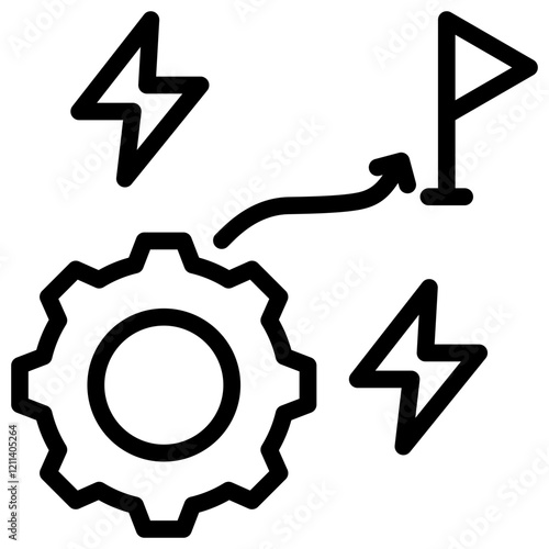 Tactic Outline Icon