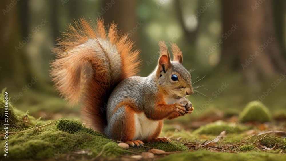 squirrel eating nut squirrel eating nut