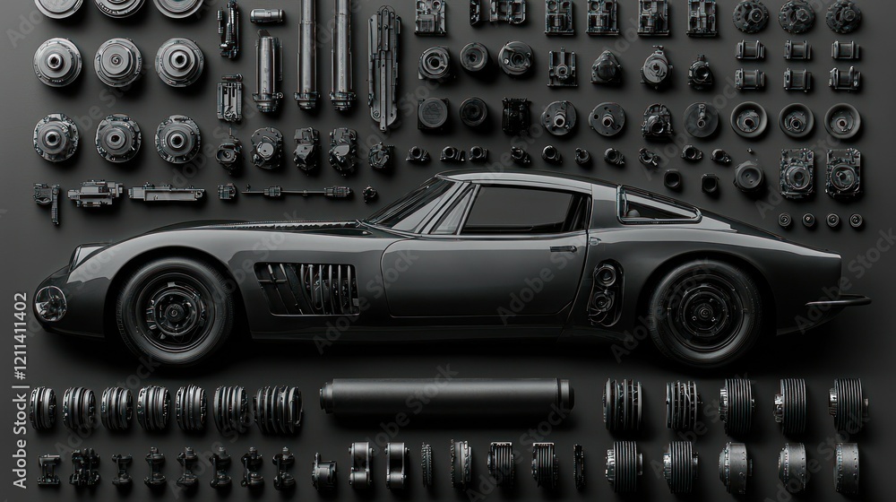 Monochrome Classic: A Sports Car Deconstructed Monochrome Classic: A Sports Car Deconstructed