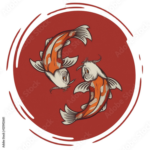 Chinese Koi Symbol