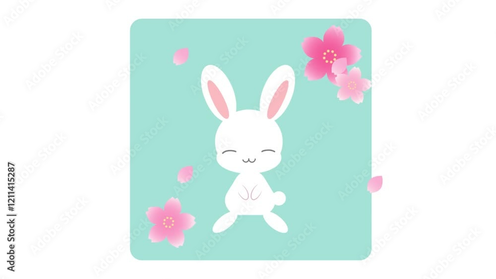 桜とうさぎ アニメーション 桜とうさぎ アニメーション
