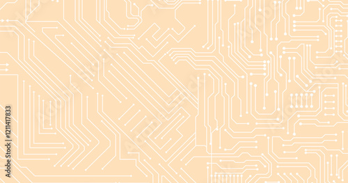 Circuit technology background with hi-tech digital data connection system and computer electronic design