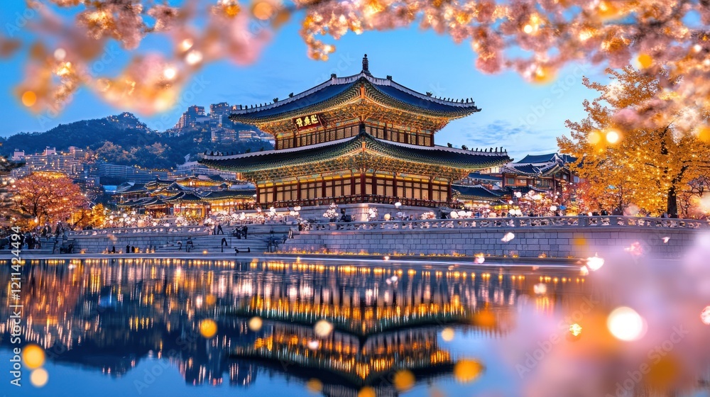 Obraz premium Korean Festive Traditions: Celebrating the Holidays with Timeless Customs