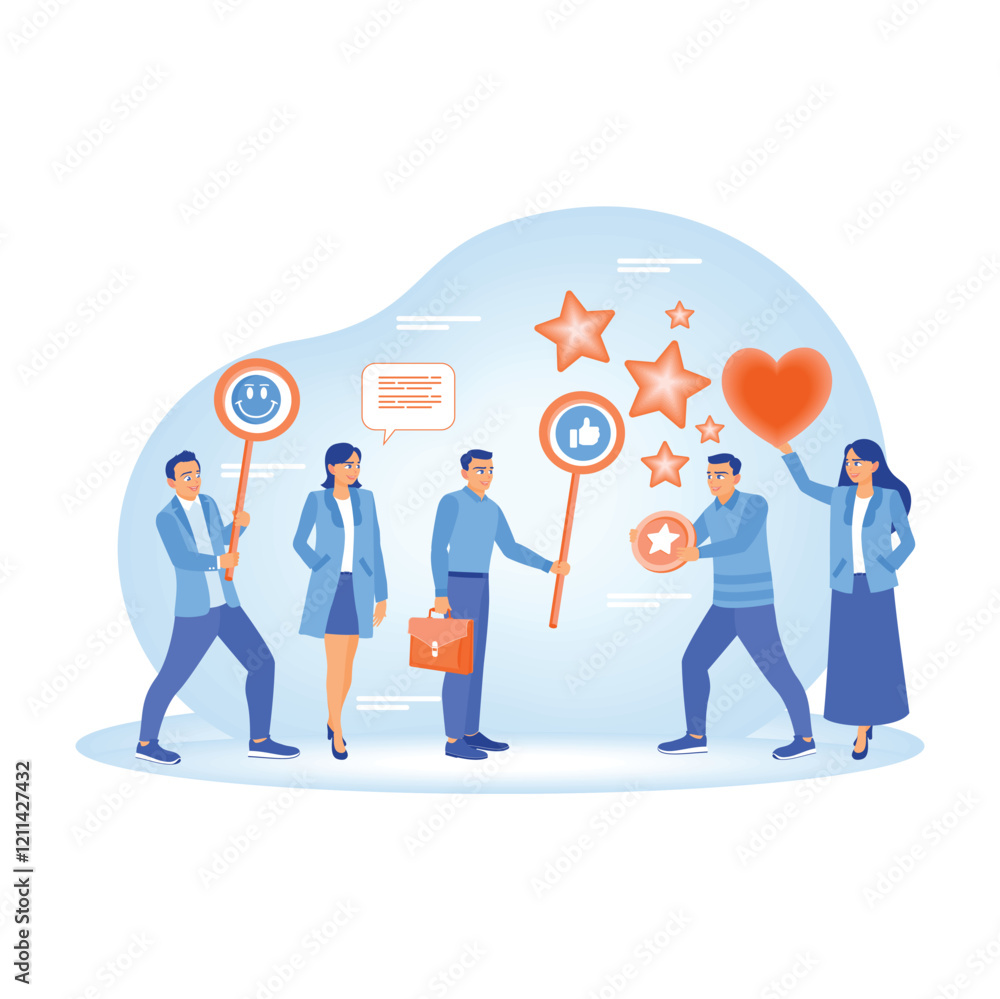 User experience and client satisfaction with emoticons.