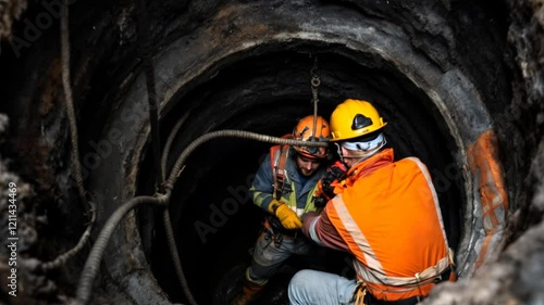 Underground Workers: A Collaborative Rescue Mission