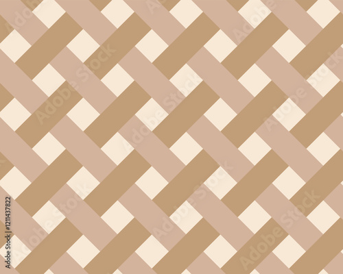 Rattan seamless pattern. Texture of the weave. Vector illustration. 