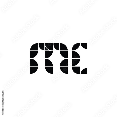 MC monogram logo design letter text name symbol monochrome logotype alphabet character simple logo