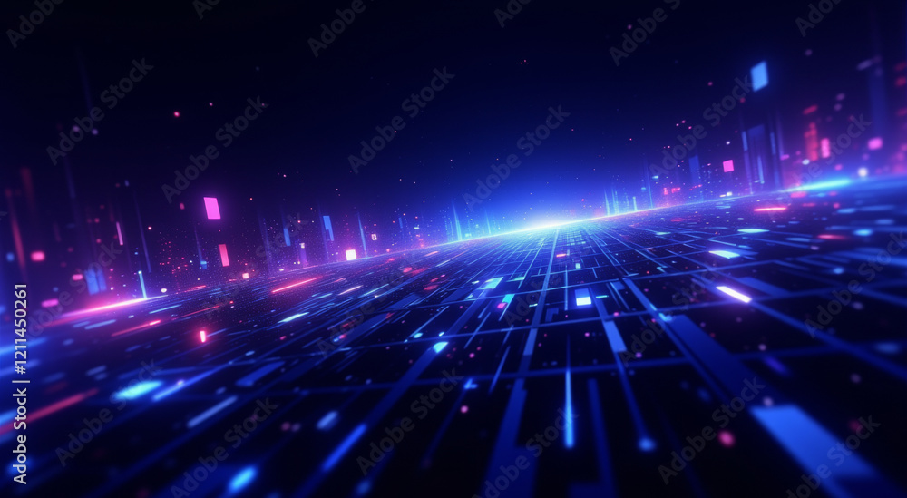 Obraz premium vibrant absract illustration texture background.