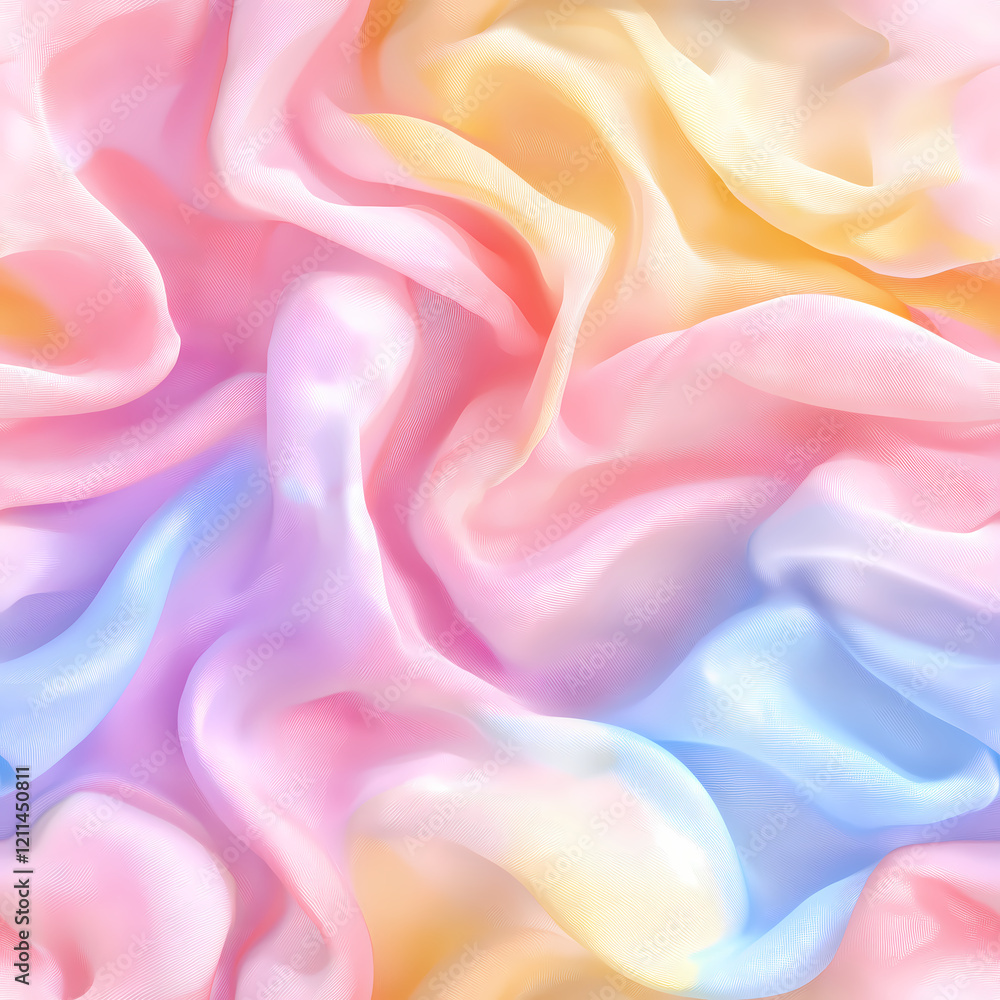 Fototapeta premium A seamless pattern designed in an Eastern style, Seamless design allows for a perfectly continuous pattern with no visible seams.