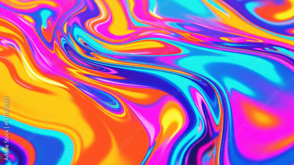 Obraz premium vibrant absract illustration texture background.