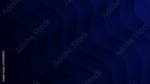 modern abstract background design with diagonal gradient dark blue line pattern. template for digital luxury banner, invitation, voucher, certificate.