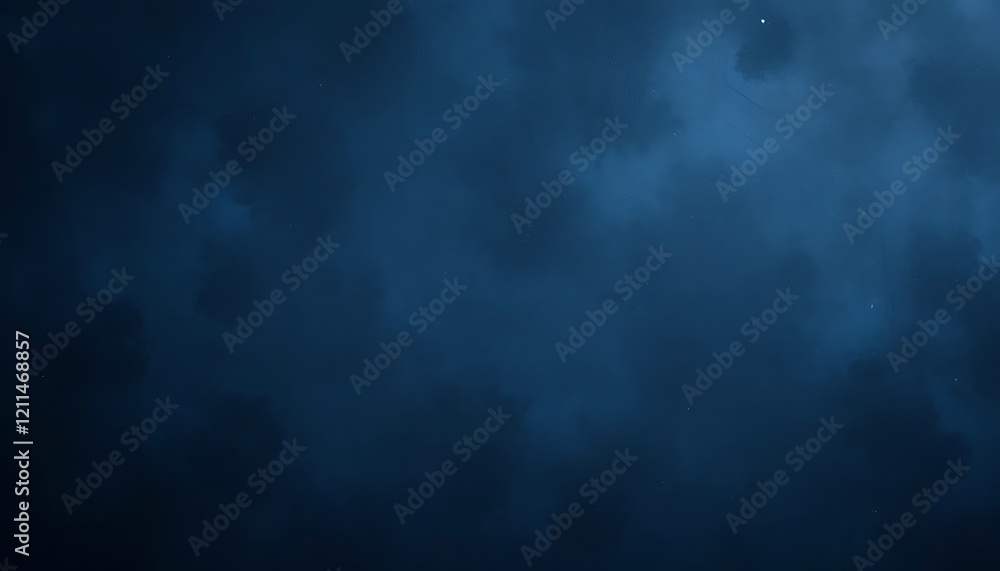 Deep Blue Night Sky with Subtle Cloud Formations and Distant Stars, a Dark and Mysterious Celestial Scene Deep Blue Night Sky with Subtle Cloud Formations and Distant Stars, a Dark and Mysterious Celestial Scene