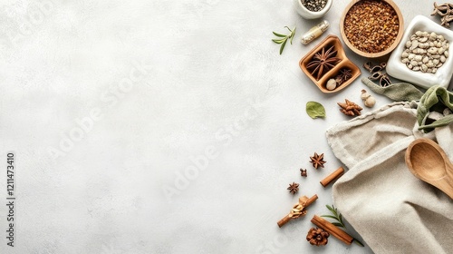 Spices, herbs, background, culinary, food blog.