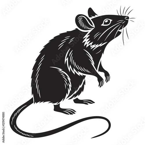 Rat Black silhouette