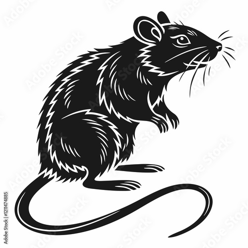 Rat Black silhouette