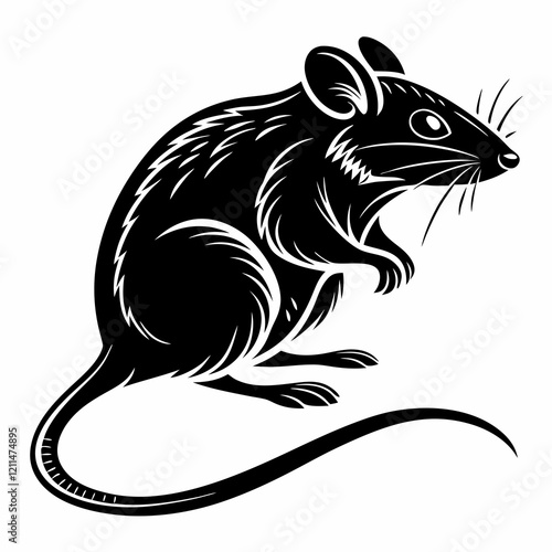 Rat Black silhouette