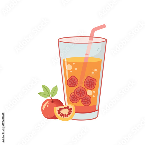  Refreshing Iced Pomegranate Peach Tea