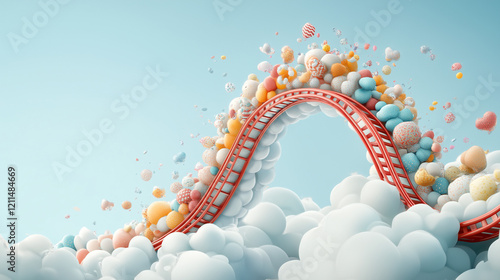 Whimsical Rollercoaster Rid...