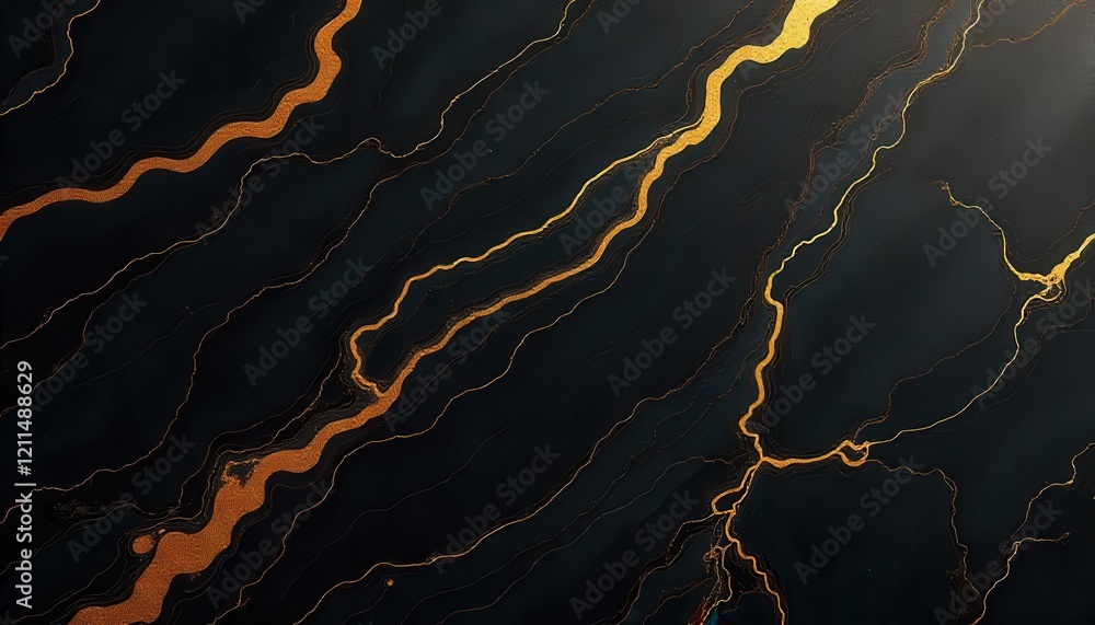Dynamic gold and black abstract design digital art modern aesthetic visual exploration creative perspective Dynamic gold and black abstract design digital art modern aesthetic visual exploration creative perspective