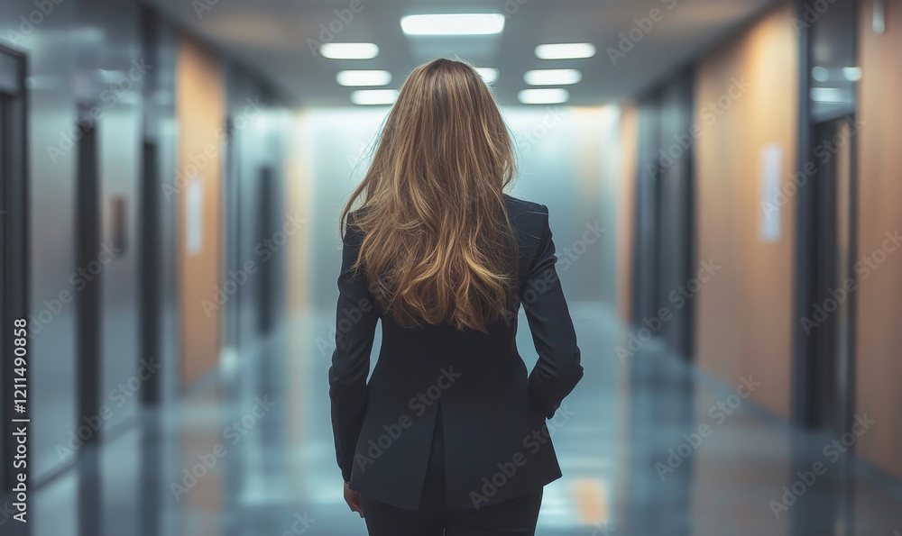 Layoff Or Resign. Woman Quitting Job Generative AI Layoff Or Resign. Woman Quitting Job Generative AI